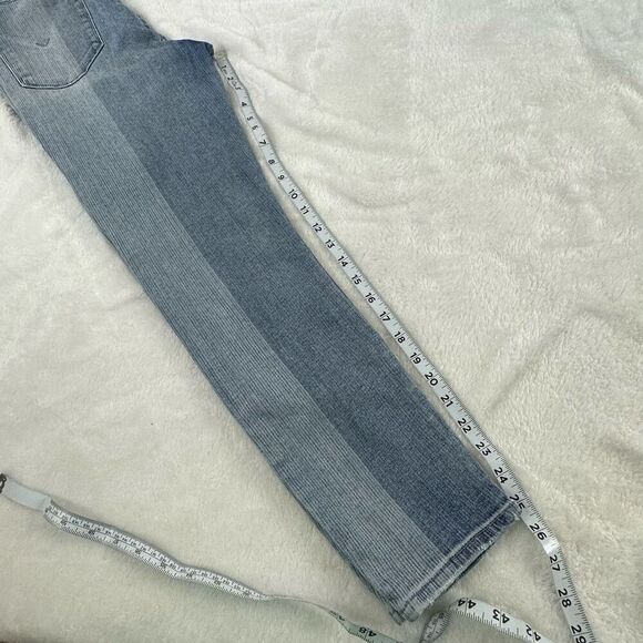 Hudson Women's 30 Barbara High Waist Crop Jeans Light Wash Distressed Denim - Picture 11 of 11